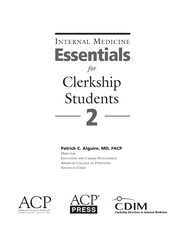 Front cover of Internal medicine essentials for clerkship students 2 by Patrick C. Alguire