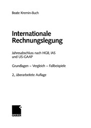 Front cover of Internationale Rechnungslegung by Beate Kremin-Buch