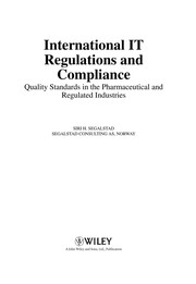 Front cover of International IT regulations and compliance by Siri Segalstad