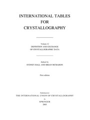Cover of International Tables for Crystallography Volume G: Definition and exchange of crystallographic data by S. R. Hall