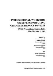 Front cover of International Workshop on Superconducting Nano-Electronics Devices by Jukka Pekola
