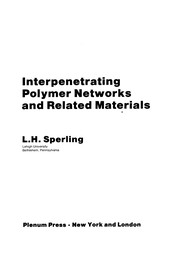 Front cover of Interpenetrating Polymer Networks and Related Materials by L. H. Sperling