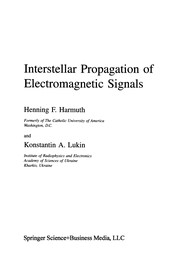 Cover of Interstellar Propagation of Electromagnetic Signals by Henning F. Harmuth