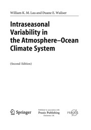 Front cover of Intraseasonal Variability in the Atmosphere-Ocean Climate System by William K. M. Lau
