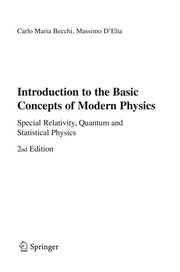 Cover of Introduction to the Basic Concepts of Modern Physics by Carlo M. Becchi