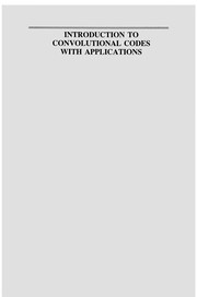 Cover of Introduction to Convolutional Codes with Applications by Ajay Dholakia