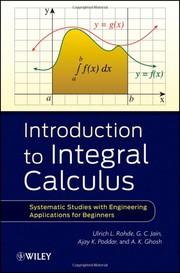 Cover of Introduction to integral calculus by Ulrich L. Rohde