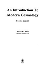 Front cover of An introduction to modern cosmology by Andrew R. Liddle