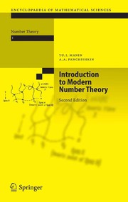 Front cover of Introduction to modern number theory by I͡U. I. Manin