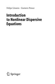 Front cover of Introduction to nonlinear dispersive equations by Felipe Linares
