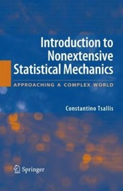 Front cover of Introduction to nonextensive statistical mechanics by Constantino Tsallis