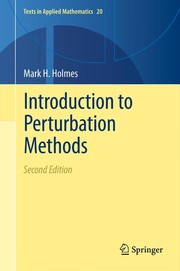 Cover of Introduction to Perturbation Methods by Mark H. Holmes