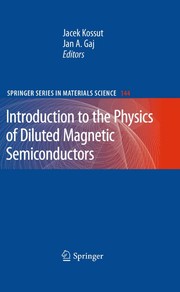 Front cover of Introduction to the Physics of Diluted Magnetic Semiconductors by Jan A. Gaj