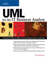 Cover of UML for the IT business analyst by Howard Podeswa