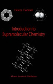 Front cover of Introduction to supramolecular chemistry by Helena Dodziuk