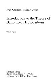 Cover of Introduction to the Theory of Benzenoid Hydrocarbons by Ivan Gutman