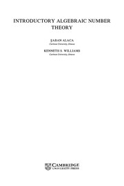 Cover of Introductory algebraic number theory by Şaban Alaca