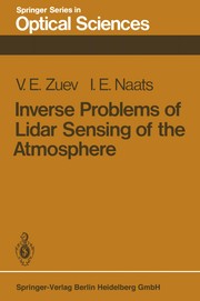 Cover of Inverse problems of lidar sensing of the atmosphere by V. E. Zuev