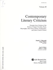 Cover of Vol. 49 by Daniel G. Marowski