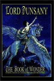 Front cover of The Book of Wonder by Lord Dunsany