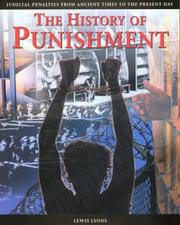Front cover of History of Punishment by Lewis Lyons