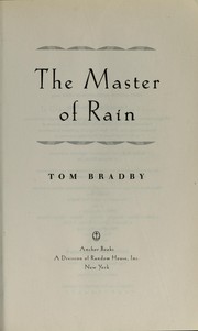 Front cover of The master of rain by Tom Bradby