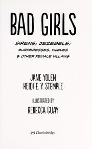 Front cover of Bad girls by Jane Yolen