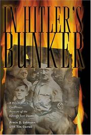 Cover of In Hitler's Bunker by Armin D. Lehmann