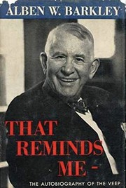 Cover of That Reminds Me by Alben William Barkley