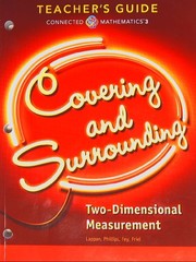 Front cover of Covering and Surrounding: Two-Dimensional Measurement, Teacher's Guide by Glenda Lappan
