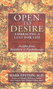 Cover of Open to Desire by Mark Epstein