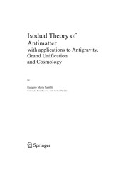 Cover of Isodual theory of antimatter by Ruggero Maria Santilli