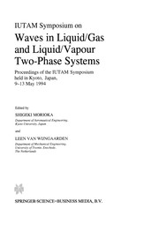 Front cover of IUTAM Symposium on Waves in Liquid/Gas and Liquid/Vapour Two-Phase Systems by Shigeki Morioka