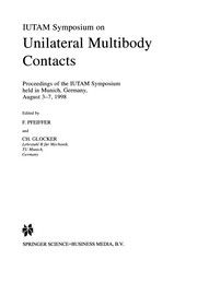 Front cover of IUTAM Symposium on Unilateral Multibody Contacts by F. Pfeiffer