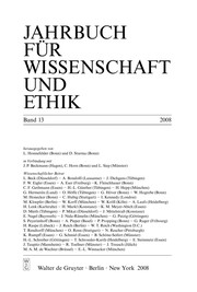 Cover of Jahrbuch für Wissenschaft und Ethik by Ludger Honnefelder