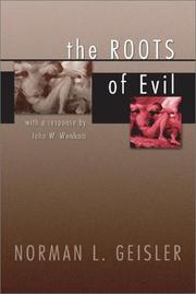 Front cover of The roots of evil by Norman L. Geisler