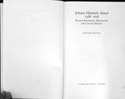 Front cover of Johann Heinrich Alsted, 1588-1638 by Howard Hotson
