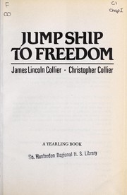 Front cover of Jump Ship to Freedom by James Lincoln Collier