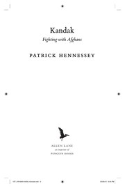 Cover of Kandak by Patrick Hennessey
