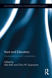 Cover of Kant and education by Klas Roth