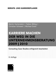 Front cover of Der Weg in die Unternehmensberatung by Martin Hartenstein