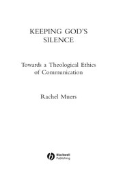 Front cover of Keeping God's silence by Rachel Muers