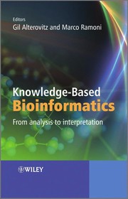 Cover of Knowledge based bioinformatics by Gil Alterovitz