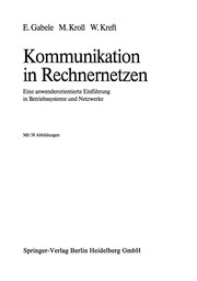 Front cover of Kommunikation in Rechnernetzen by Eduard Gabele