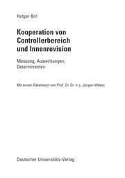 Cover of Kooperation von Controllerbereich und Innenrevision by Holger Birl