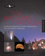 Cover of The backyard stargazer by Pat Price