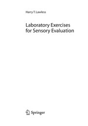Cover of Laboratory Exercises for Sensory Evaluation by Harry T. Lawless