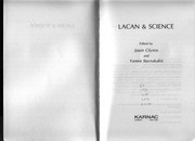 Front cover of Lacan & science by Jason Glynos