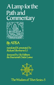 Cover of A lamp for the path and commentary by Atiśa.