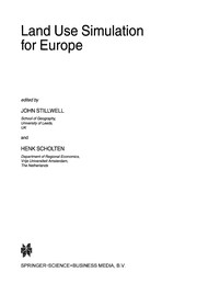 Front cover of Land Use Simulation for Europe by John C. H. Stillwell